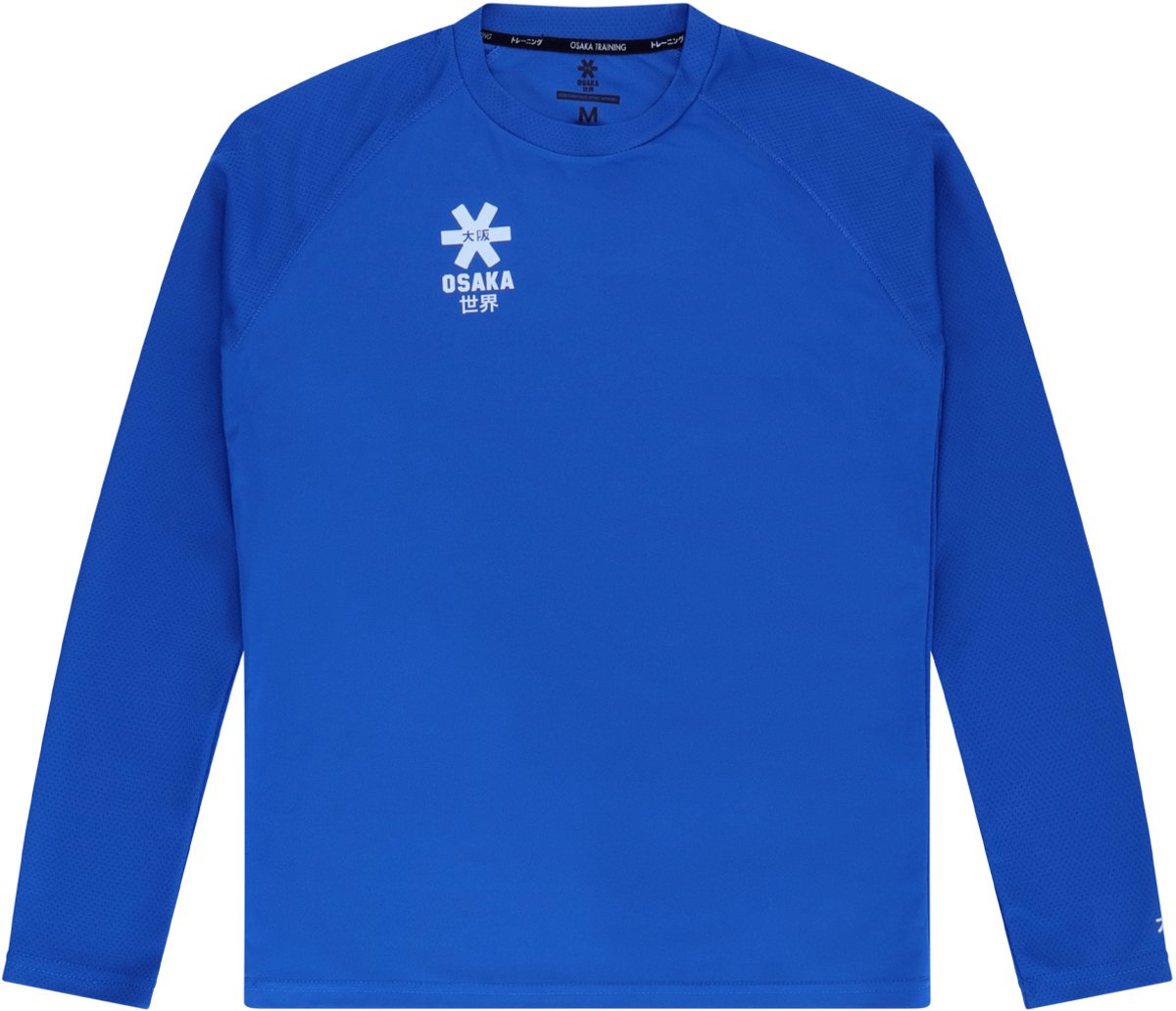Osaka Men Training Tee Long Sleeve Blauw kobalt