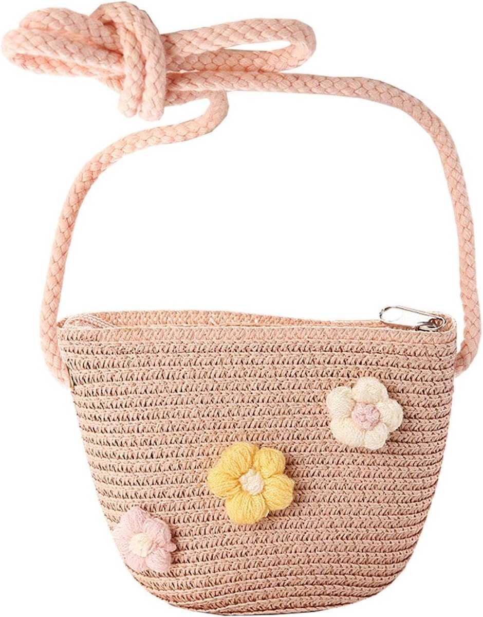 1 x Mini Fabric Bag Girls Shoulder Bag Kids Shoulder Bag Beach Bag Cover Suitable for Daily Travel Outdoor Activities - ShopVlot