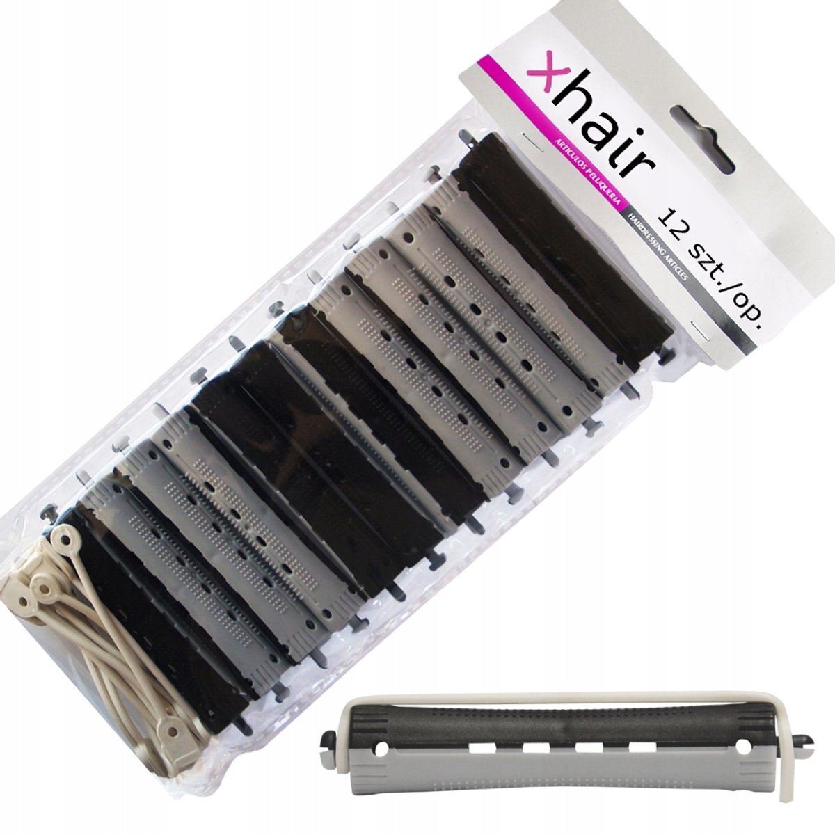 Xhair Permanente Krulrollen 16mm - 12 Stuks voor Lang Haar