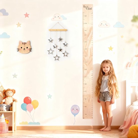 Wooden Measuring Rod for Children, Graph for Growth, Wooden Measuring Rod for Children, to Maintain Their Growth - ShopVlot — afbeelding 3