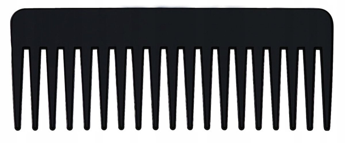 GORGOL Afro Kam, Breed, Antistatisch, voor Dik & Krullend Haar