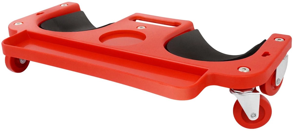 Noventra - Kniebeschermers - Rollende Kniebeschermer met Wielen - Kniekussen - 360° Zwenkwielen - Voor Garage, Klussen & Tuin