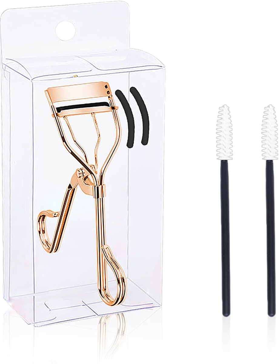 1 wimperkruller met 2 reservebanden, 2 wimperborstels, pincet, wimperknipper, verwarmde wimperkruller, wimperkruller - ShopVlot