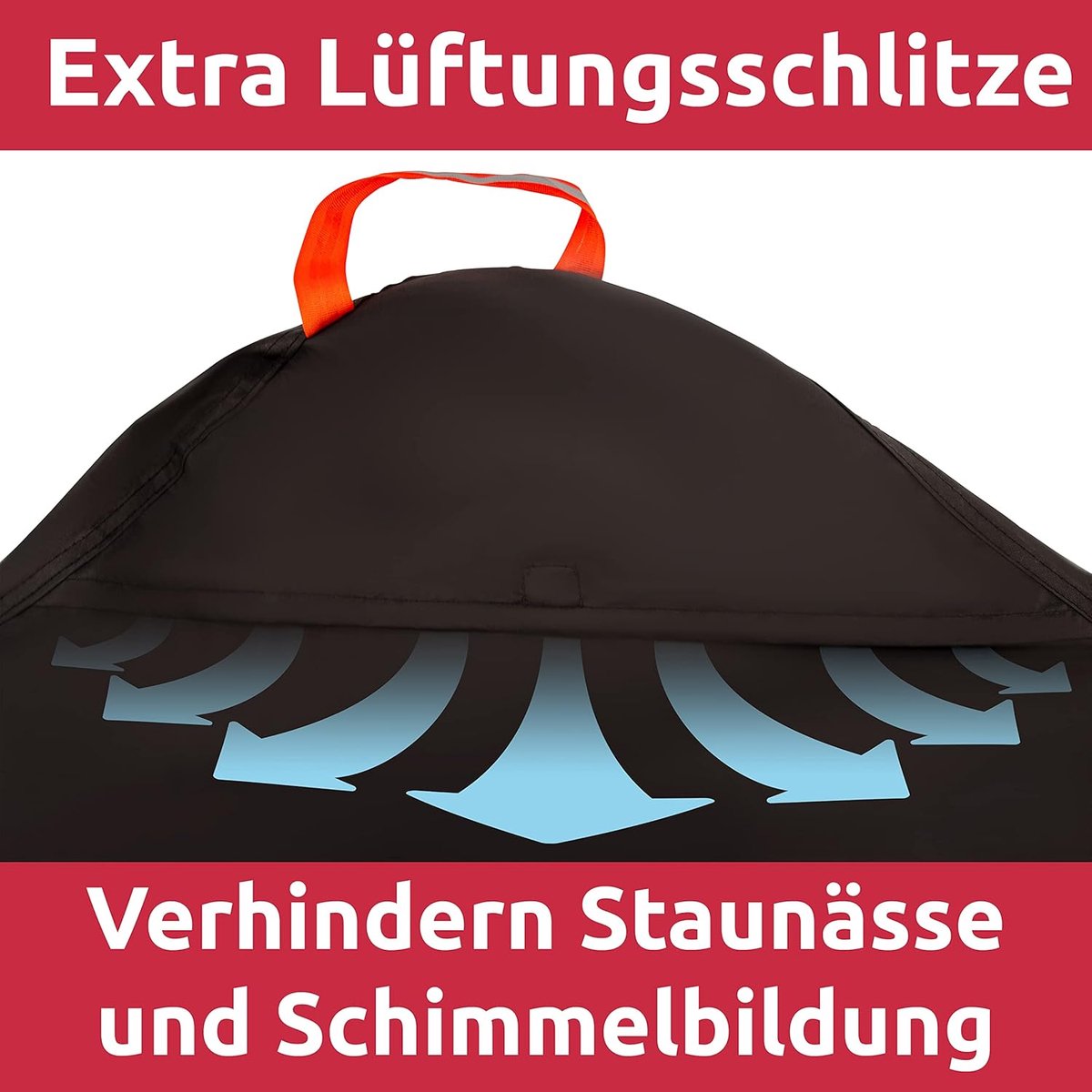 Motorfietszeil XL - Ripstop structuur - Waterdicht - Bescherming voor binnen en buiten