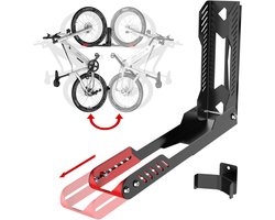 Fiets muurhouder 180° - ruimtebesparend - voor MTB, gravelbike & e-bike tot 40 kg - IMAYCC