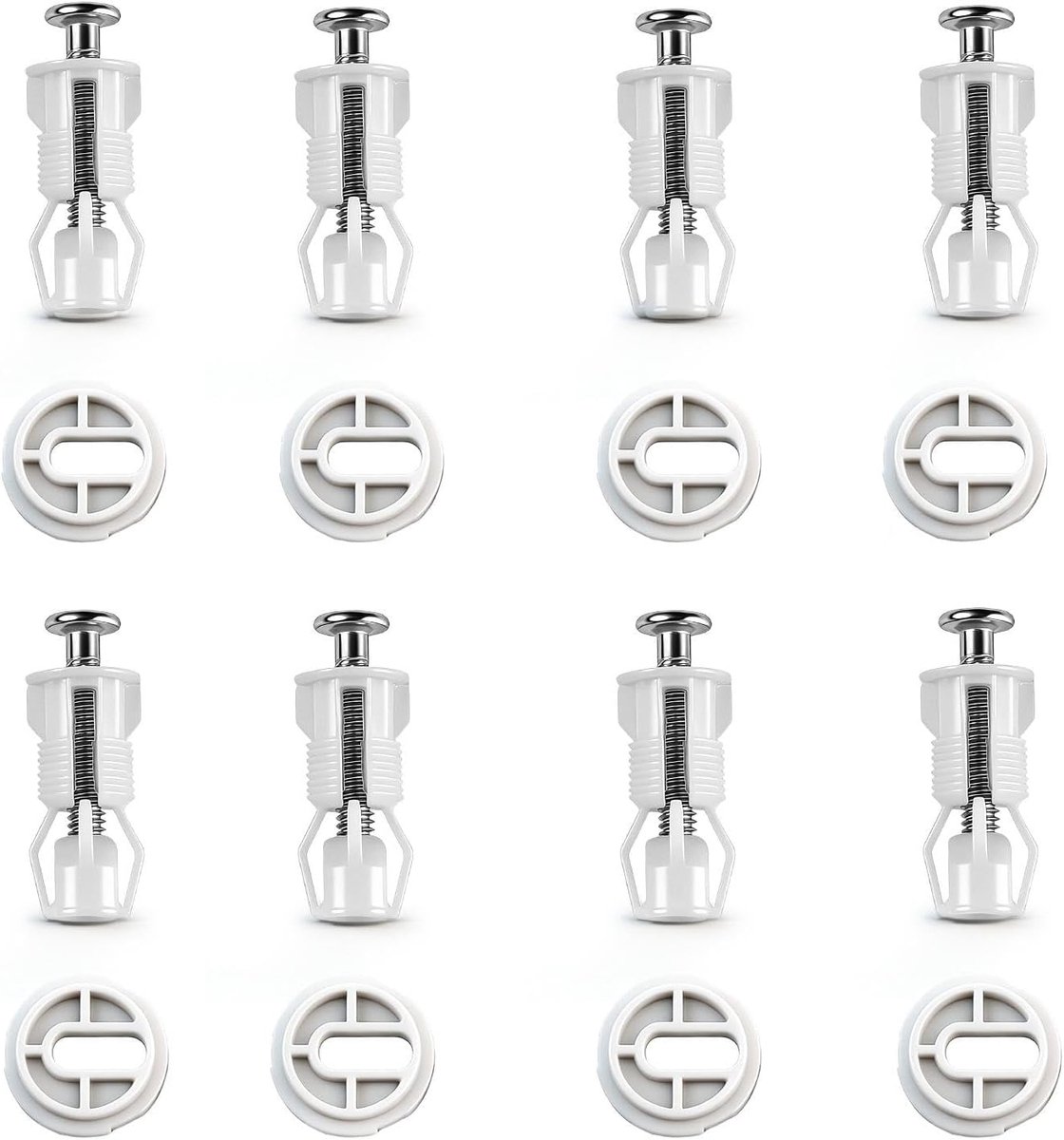 6 Schroeven, Bevestigingsschroeven Voor Toiletbril, Gereedschap Voor Badkameronderhoud, Antislip En Antioxidant, Kan - ShopVlot