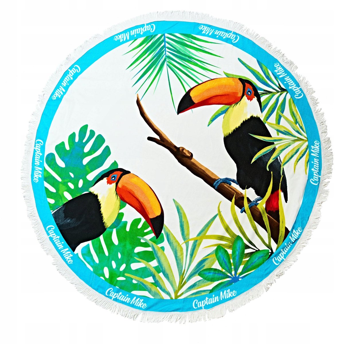 Ronde Strandlaken Tukan 150cm - Sneldrogend & Zacht