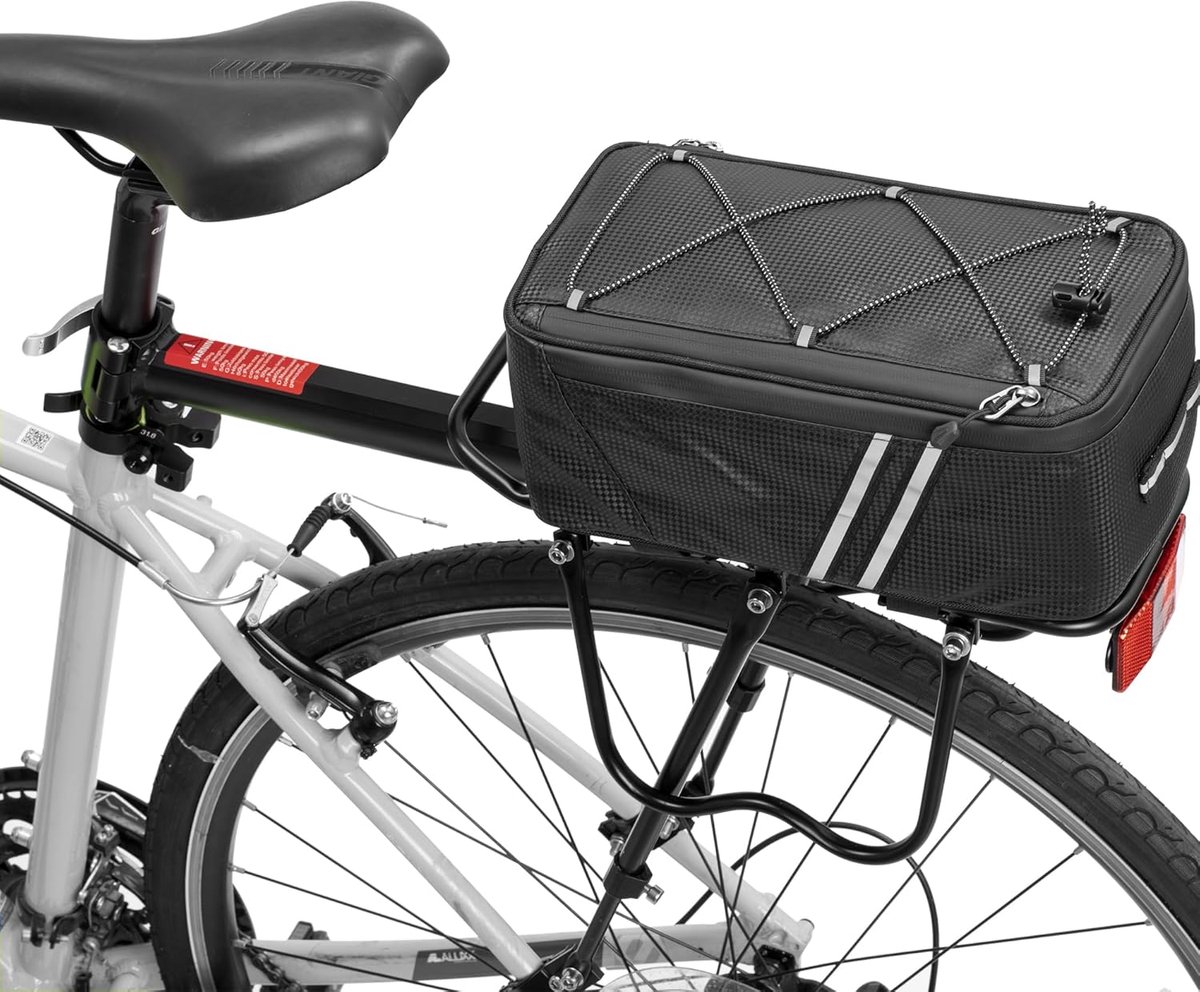 Fietsendrager BCR05V1 - Staal - Geschikt voor zware ladingen - Perfect voor lange ritten - ShopVlot