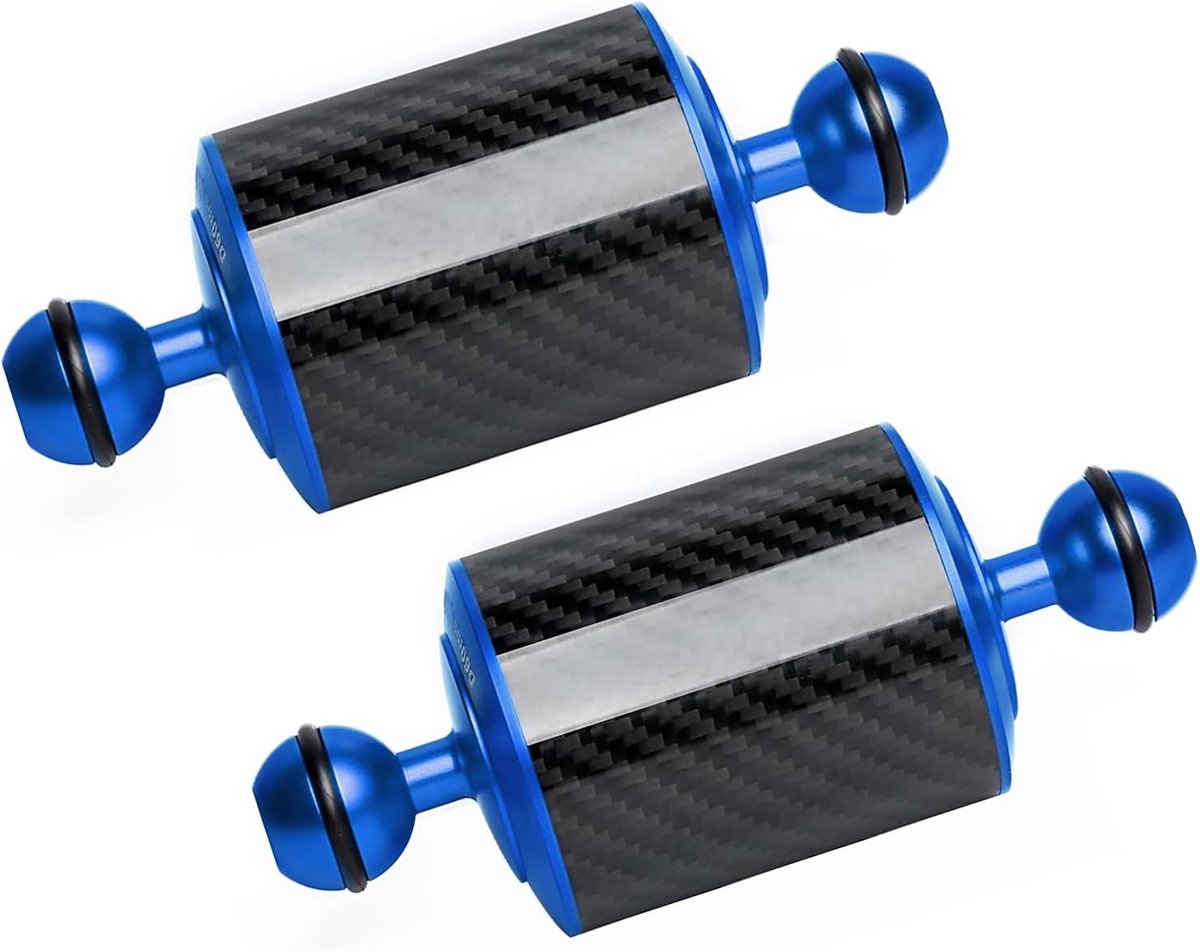 5" Underwater Carbon Fiber Float Arm, for Ultralight, Aquatic Arm, Dual 1'' Ball Buoyancy Floating Arms Lighting - ShopVlot