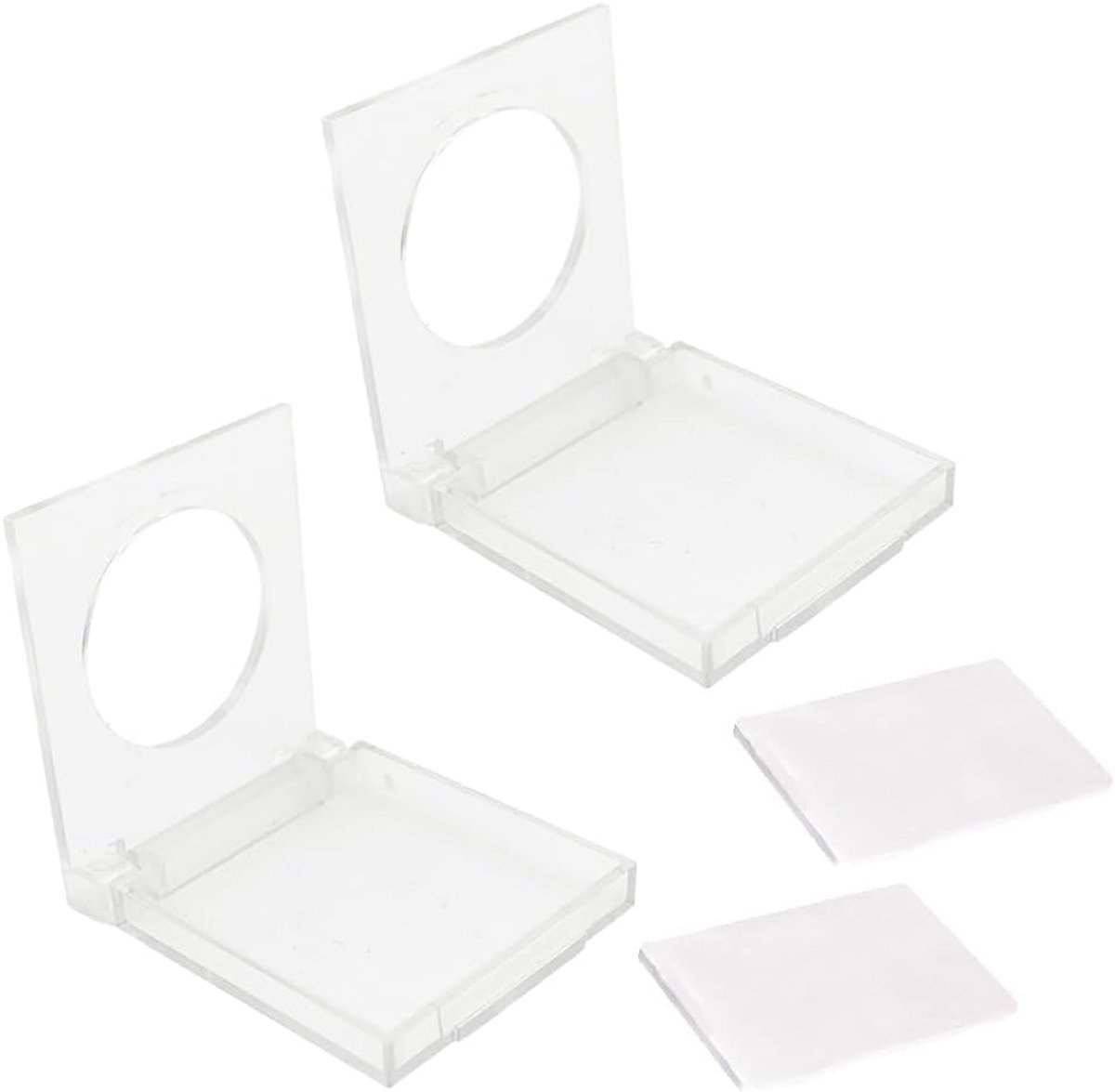 2pcs Button Switch Cover Guard, Round Clear Plastic Push Button Protective Covers Dustproof and Waterproof for - ShopVlot