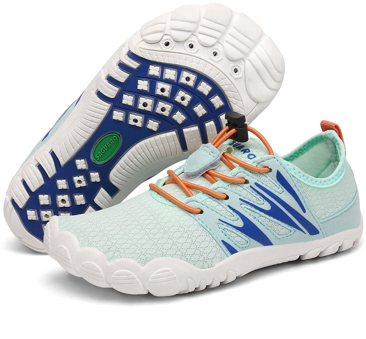 SAGUARO Badschoenen voor kinderen, blote voeten, breed, sneldrogend, licht, zacht, strand, zee, surfen, maat 25-38 - ShopVlot