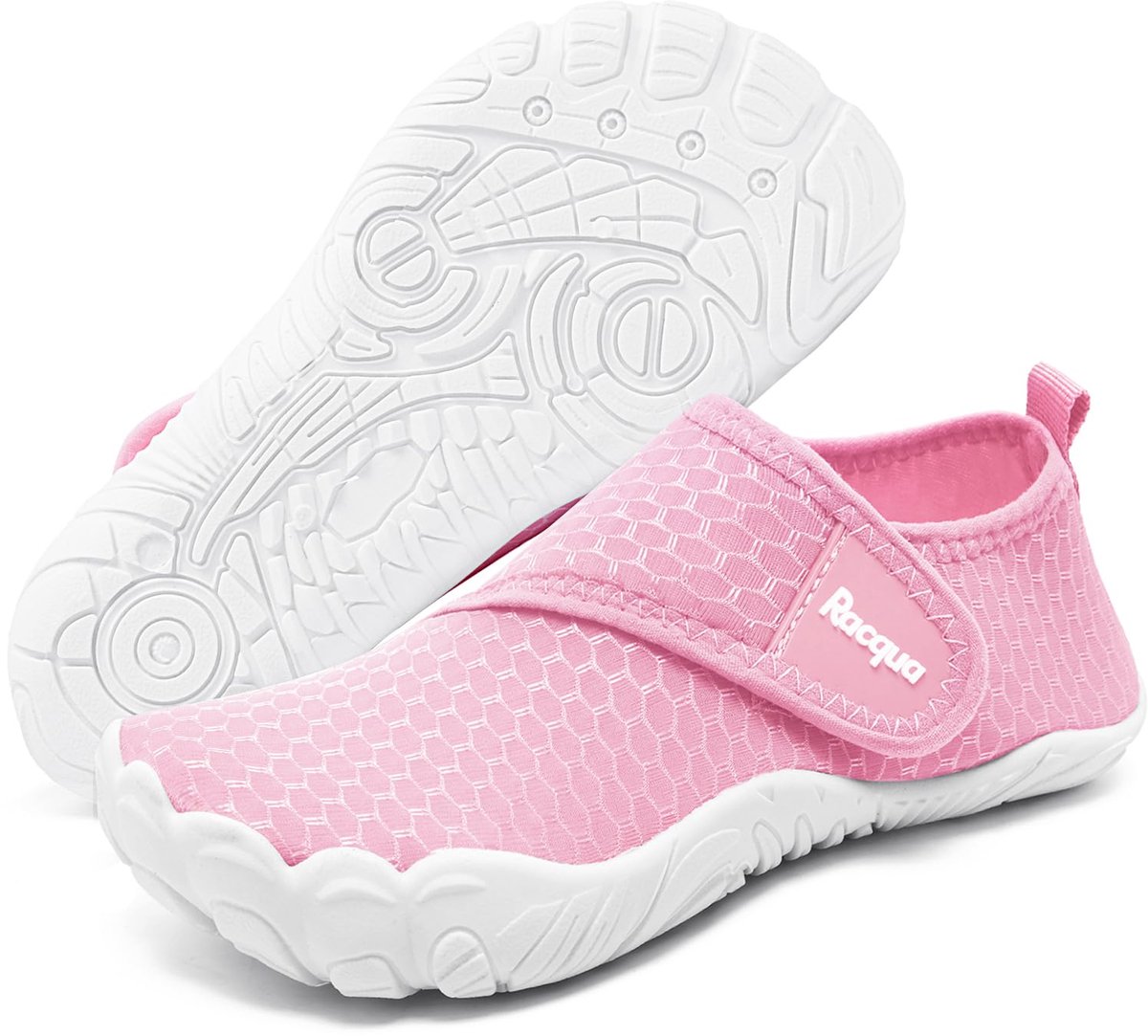 Racqua Waterschoenen voor kinderen, strand, badschoenen voor kinderen, jongens, meisjes, Wzk168eu roze, 34 EU - ShopVlot