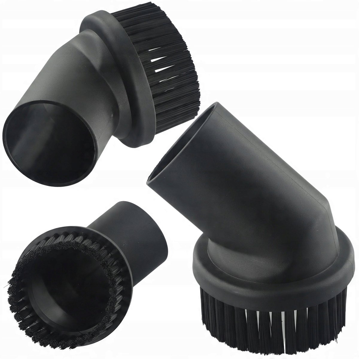 Merkloze Ronde Borstelstofzuigermond 30mm voor Delicate Oppervlakken