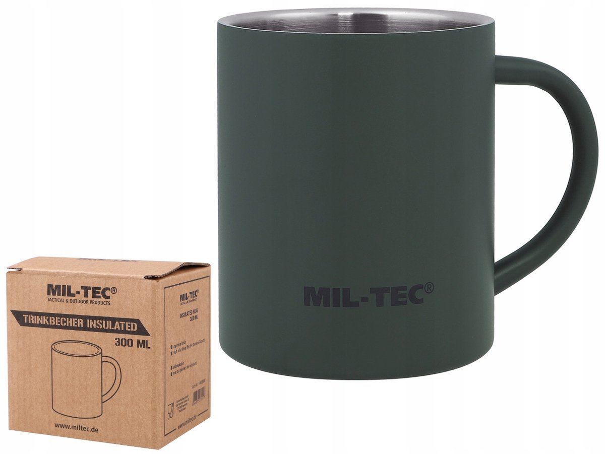 Mil-Tec Thermosbeker RVS 0,3L - Outdoor & Kamperen