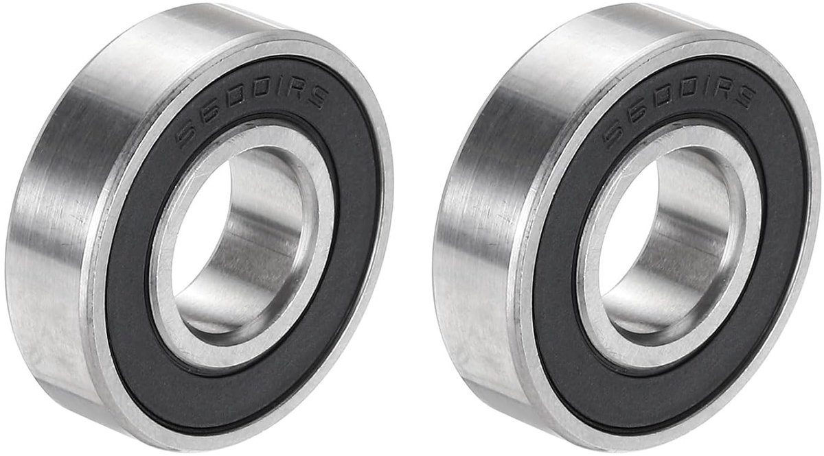 Lagerset S6001-2RS 12mm x 28mm x 8mm - Dubbel Sealed RVS 440C - ABEC 3 - Voor betrouwbare prestaties - ShopVlot