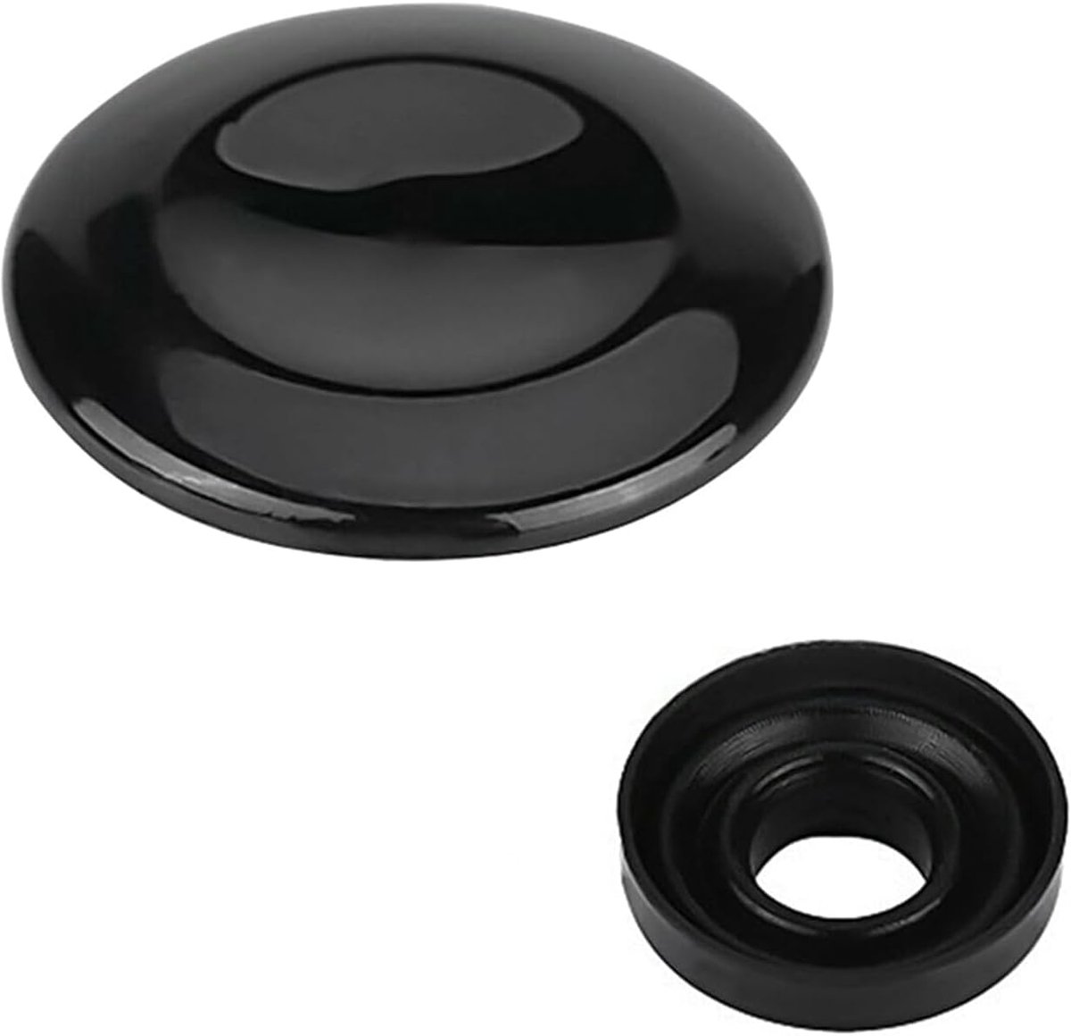 Navigatieknop joystick bedieningscentrum - plastic helder zwart - inclusief afdichtring - eenvoudig te vervangen - ShopVlot