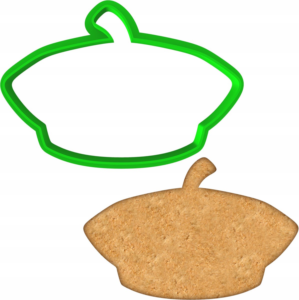 Koekjesvorm "Moederdag & Vaderdag" Beret 8cm