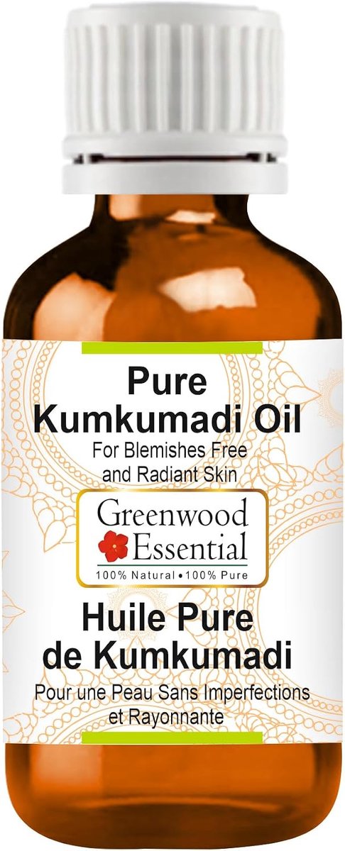 Greenwood Essential Natural Pure Kumkumadi Oil, Natural Therapeutic Grade, 30 ml - ShopVlot