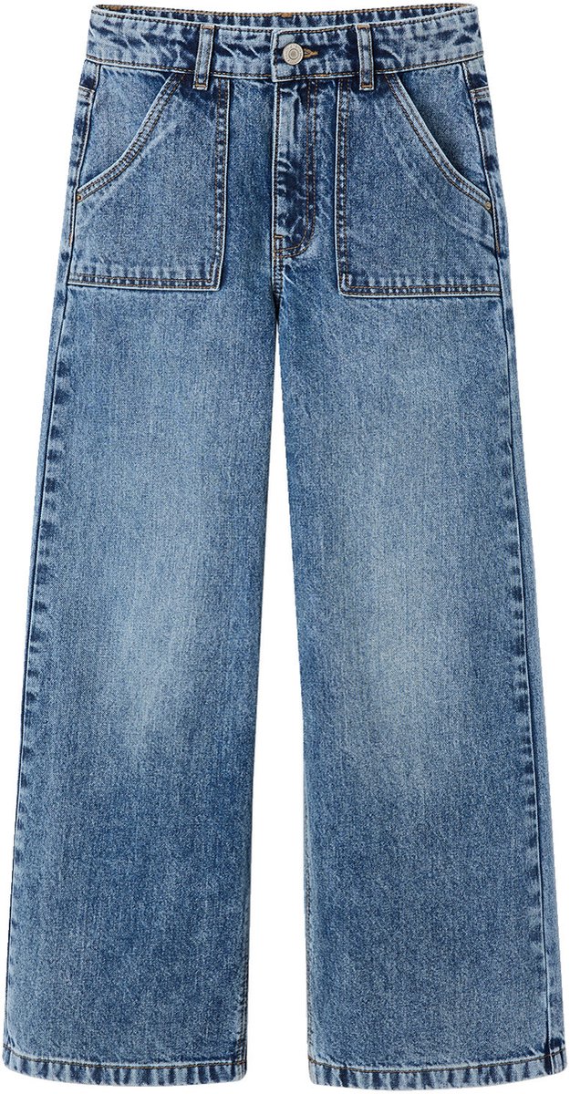 Jonen Wijde jeans met timmermanszakken voor meisjes JONEN
