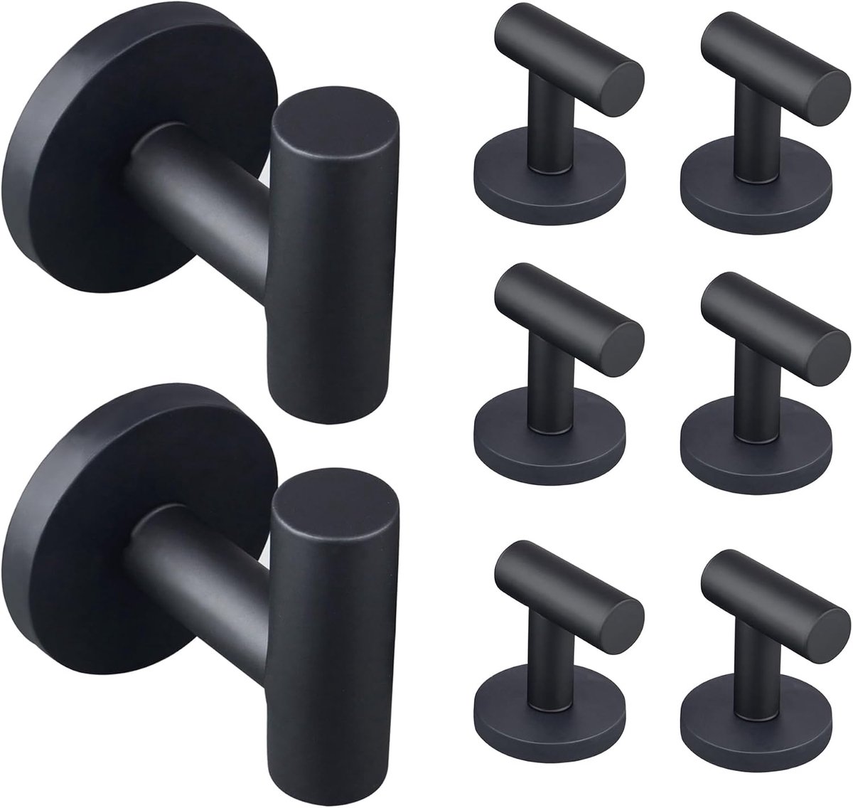 MUTUACTOR Strong Magnetic Hooks Durable Magnetic Clothes Hooks Rare Earth Classroom Cruise Cabins (Pack of 8) - ShopVlot
