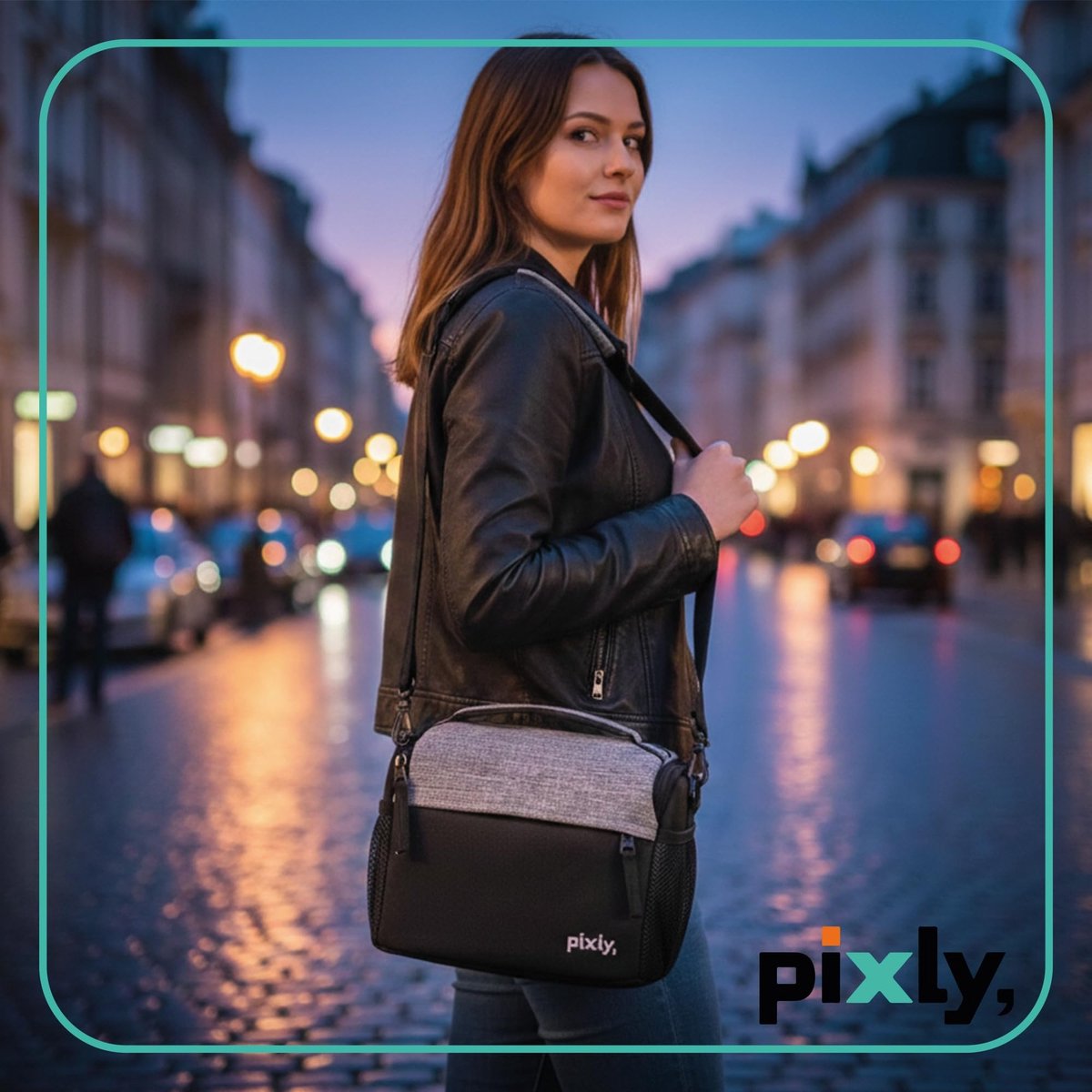 pixly Cameratas voor spiegelreflex en systeemcamera's, Gevoerde cameratas met regenbescherming, Compact, Fototas voor - ShopVlot