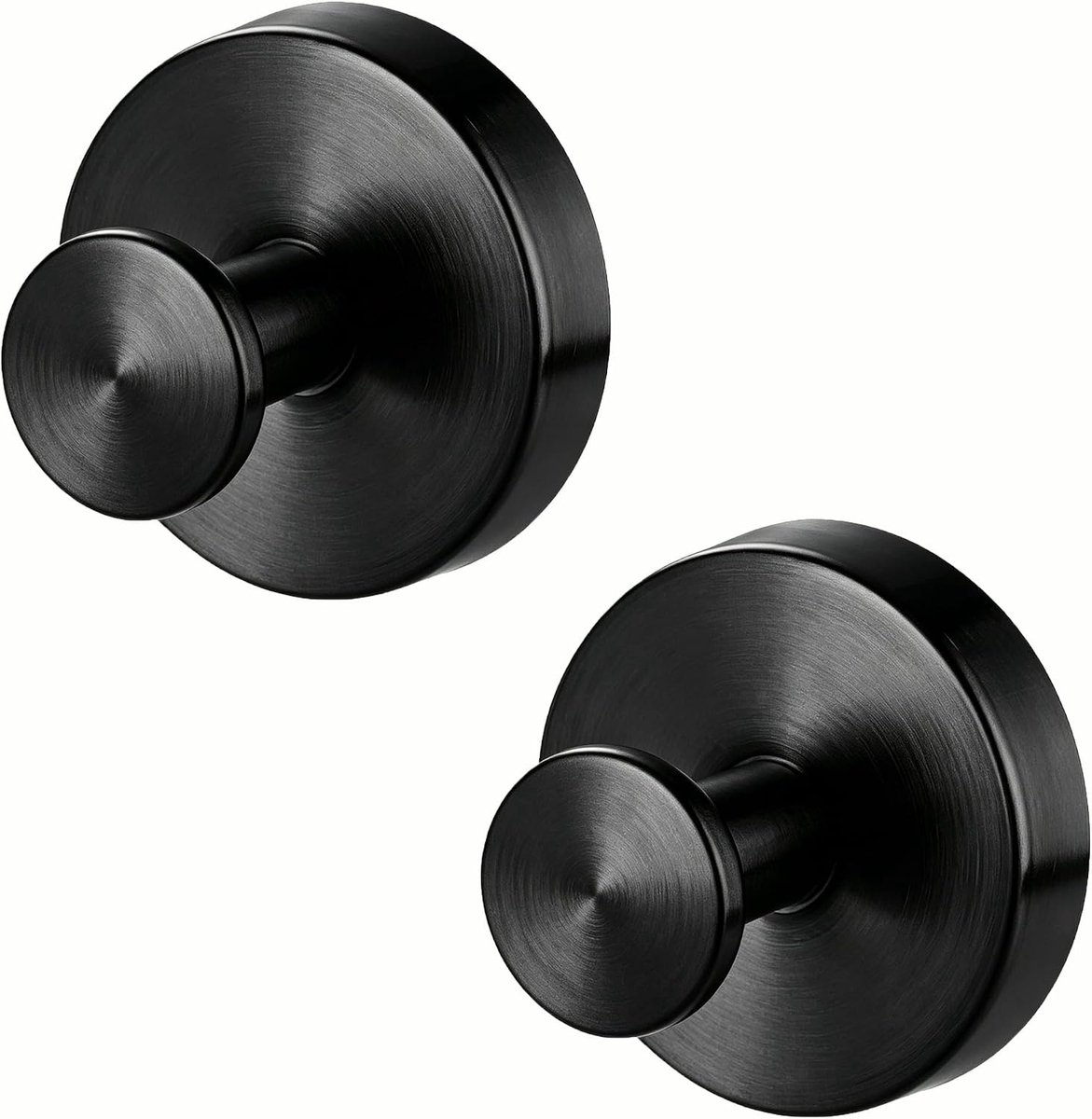 2 stuks zuignaphaken, roestvrij staal, haken zuignap, extra sterk, zuignap, zuignap, haken met zuignap voor badkamer - ShopVlot