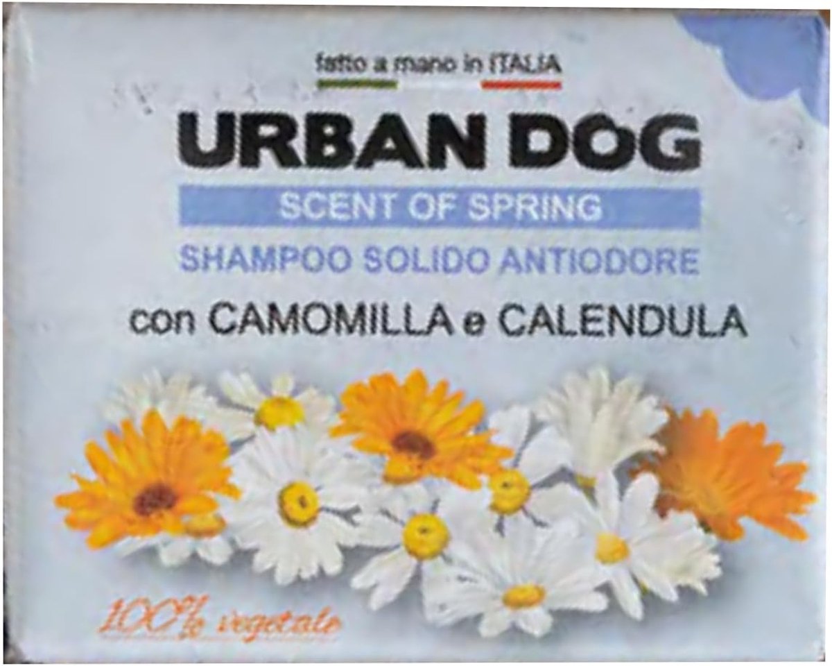 Urban DOG Shampoo solid chamomile 100g Scent of Spring - Soothing and anti-odour - ShopVlot