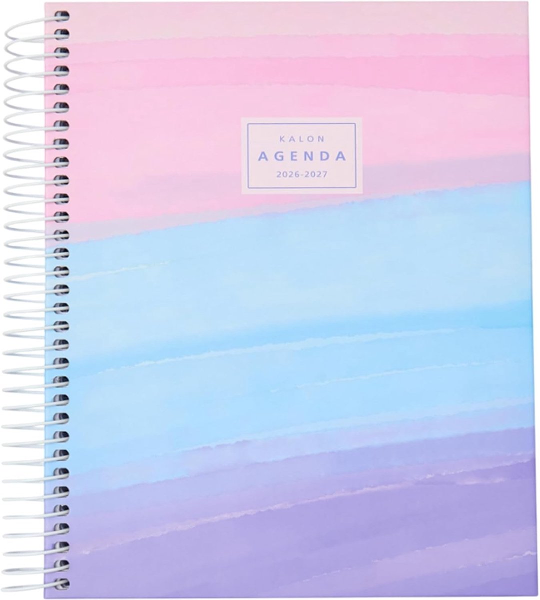 Schoolagenda 2026 2027 - Marea - 15 x 21 cm - Hardcover met Spiraalbinding - Meertalige Academische Planner