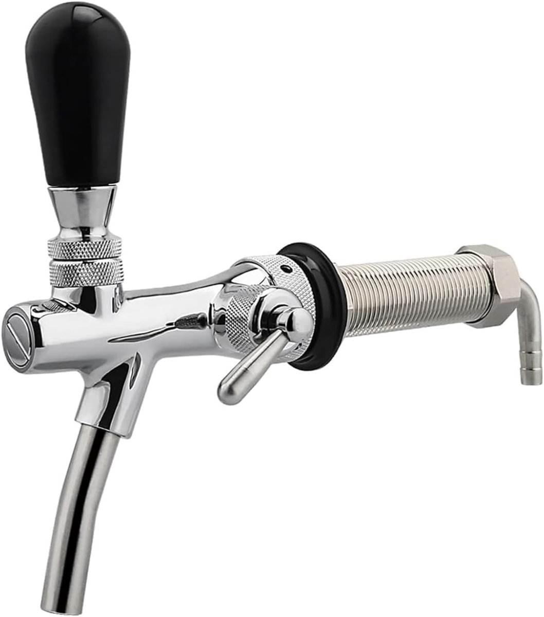 Faucet G5/8 Inch Threaded Adjustable Beer Tap, Long Shan509k, Faucet Dispenser, Wine Barrel Tools, Bridal Accessories - ShopVlot