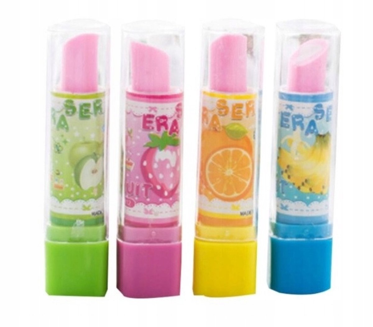 Lippenstiftvormige gum - mix van ontwerpen
