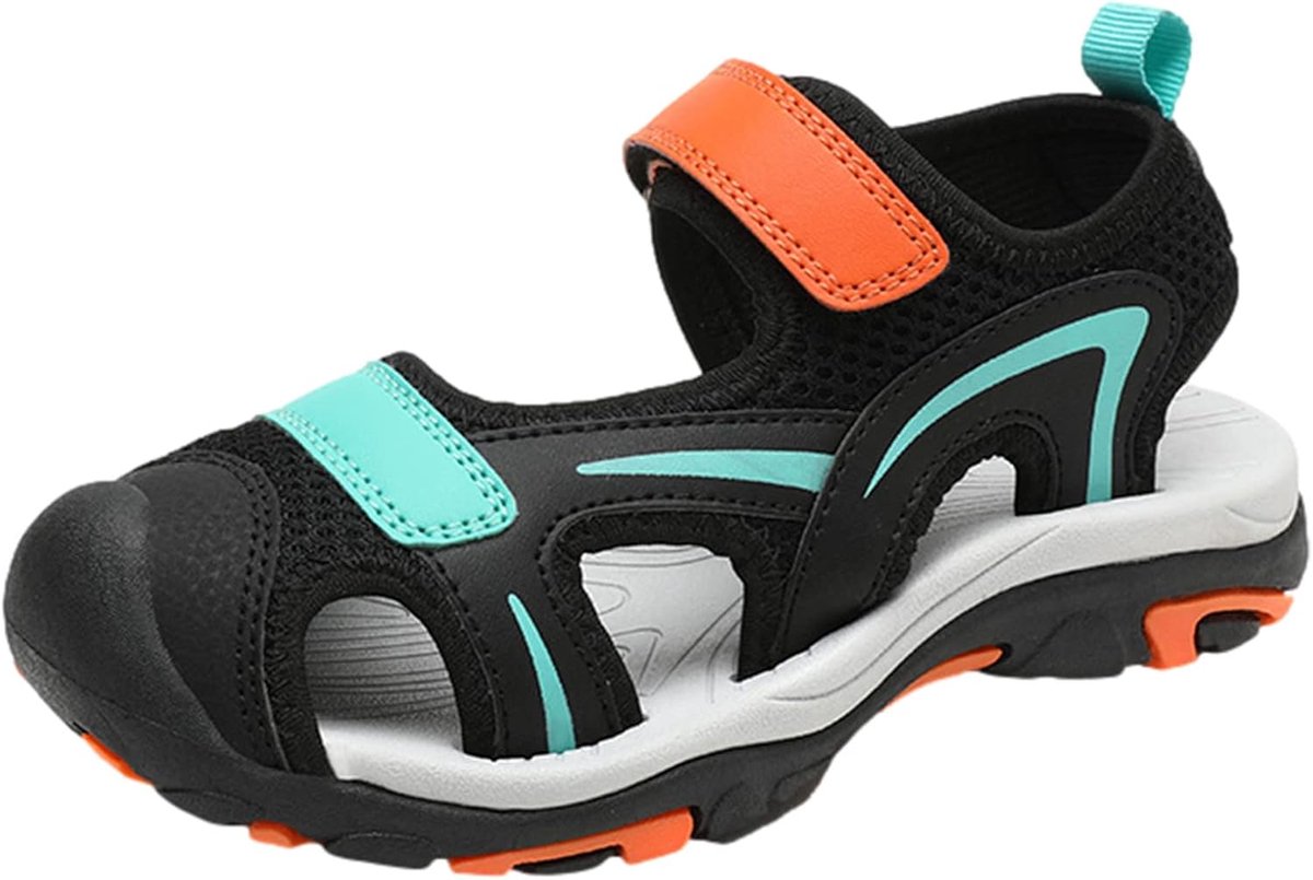 rismart Closed Toe Sandals for Boys for Trekking Outdoor Beach Kids Summer Shoes - ShopVlot