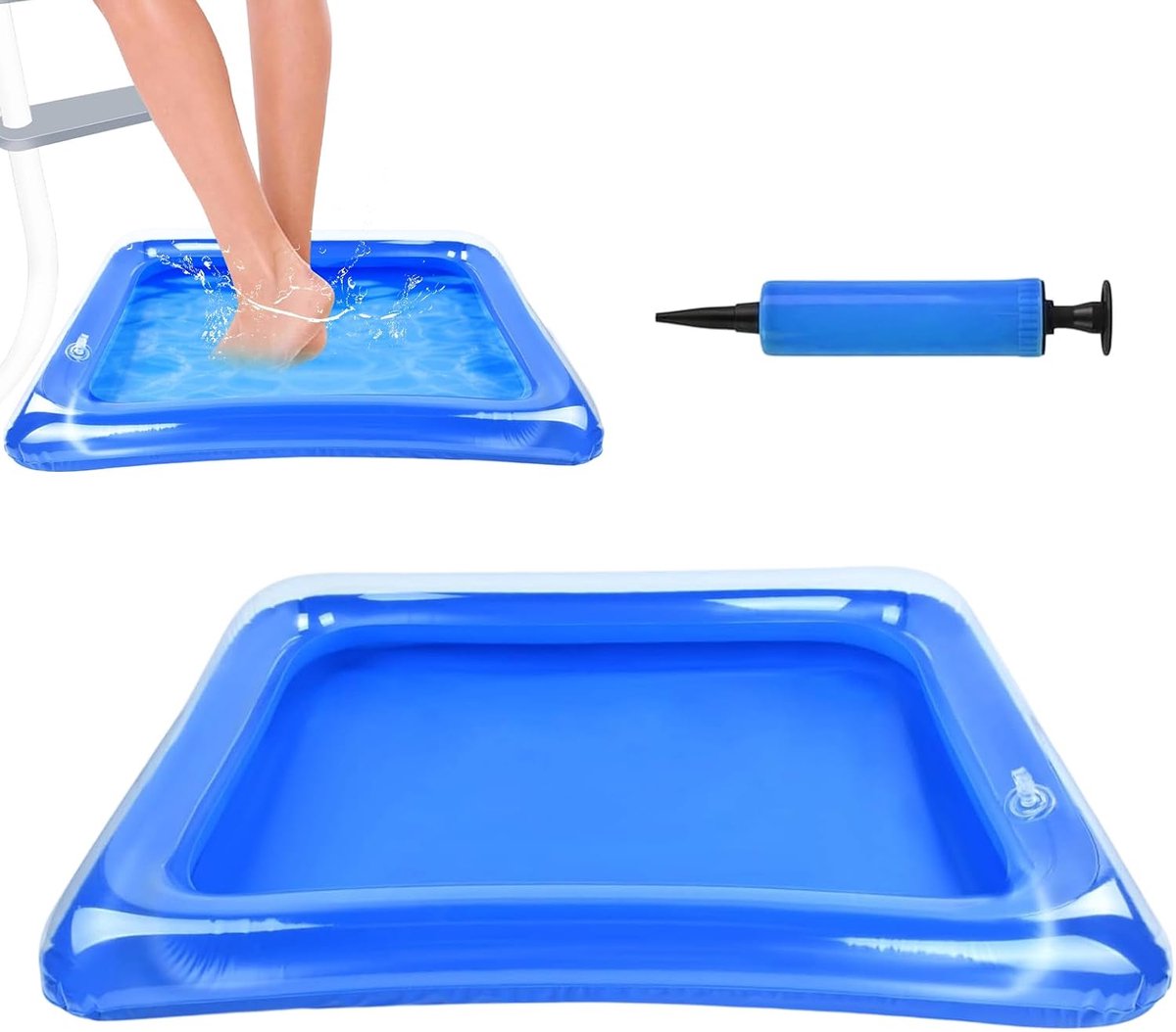 Inflatable Foot Bath, Foot Bath, Inflatable Swimming Pool Foot Bath, Portable Foot Bath with Air Pump for Entry - ShopVlot