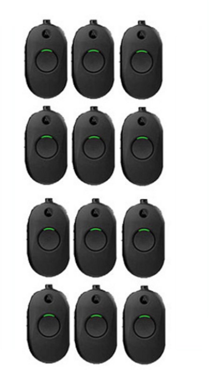 Set van 12 Motorola CLP446E Mini Portofoons zonder oortje en zonder lader