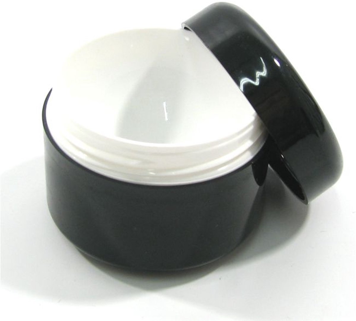 Zwarte Potje met Thermos voor Nagellak, Gel, Acryl - 30ml Zwart