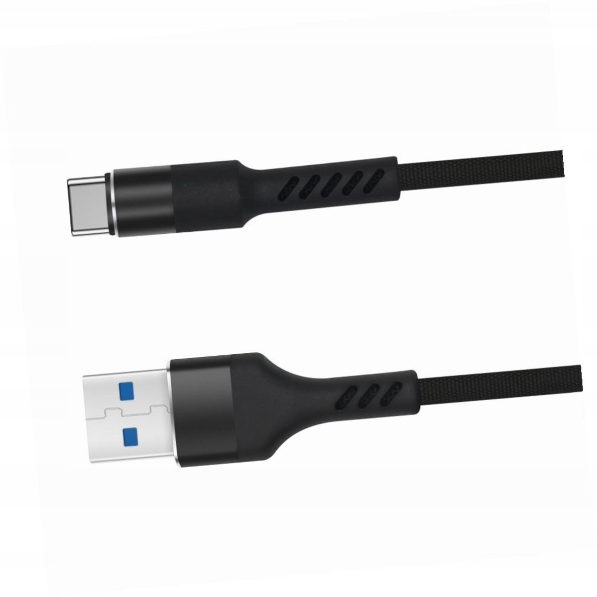 Versterkte USB-C kabel 1m voor Snel Laden - Wit