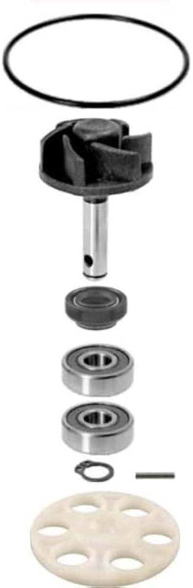 one by Camamoto waterpomp revisieset compatibel met (77093610 minarelli 50 aerox f12 f15 SR Jog RR Mach g LC Nitro MBK - Yamaha -malaguti)