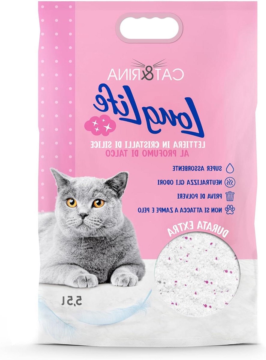 Kattenbakvulling Kristallen - Silica Gel - Geur Neutraliseren - Stofvrij Absorberend - 2.3 kg - Transparant