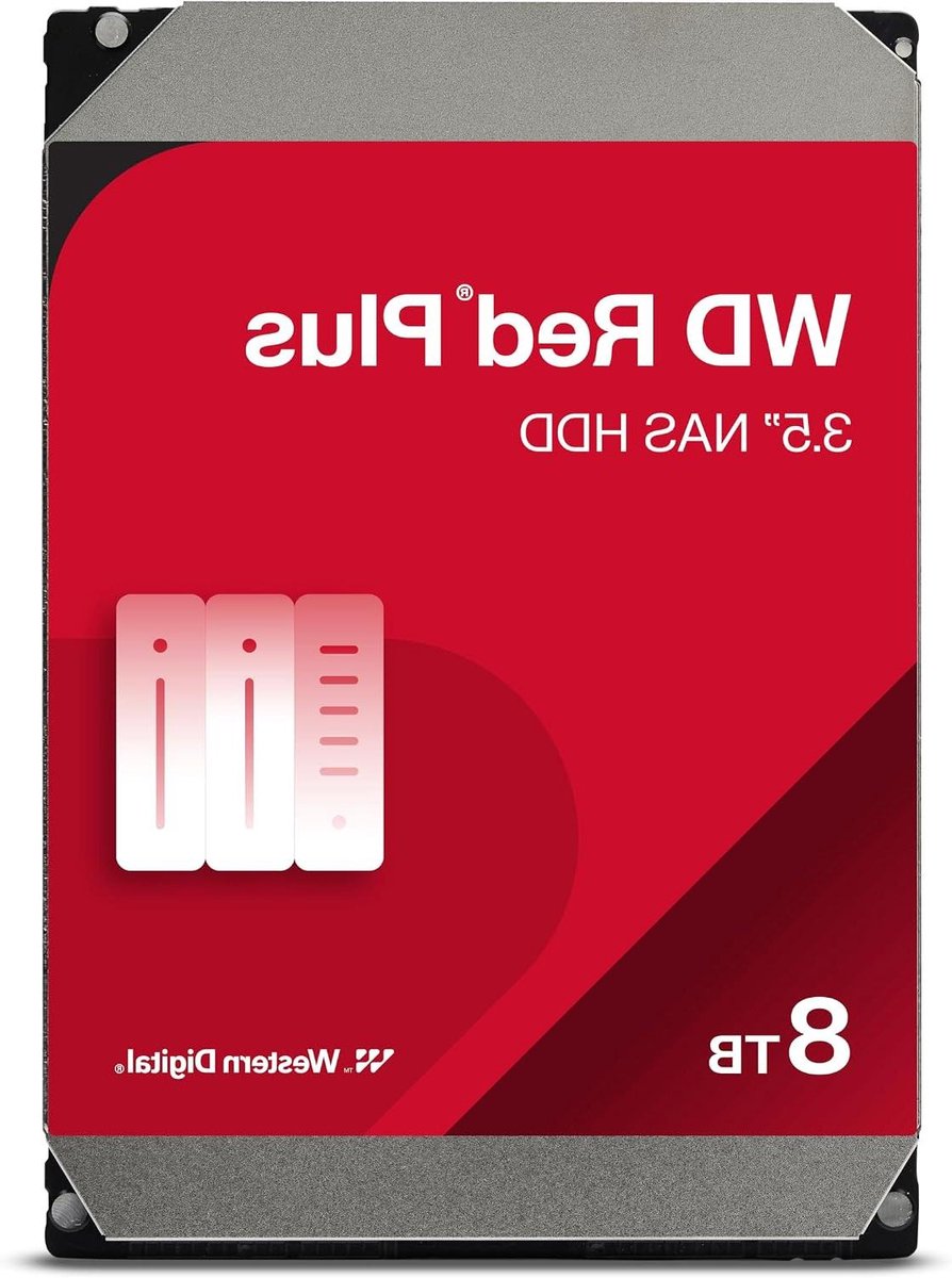 Interne Harde Schijf - NAS Schijf - Data Opslag - Continue Werking - 8 TB - Rood
