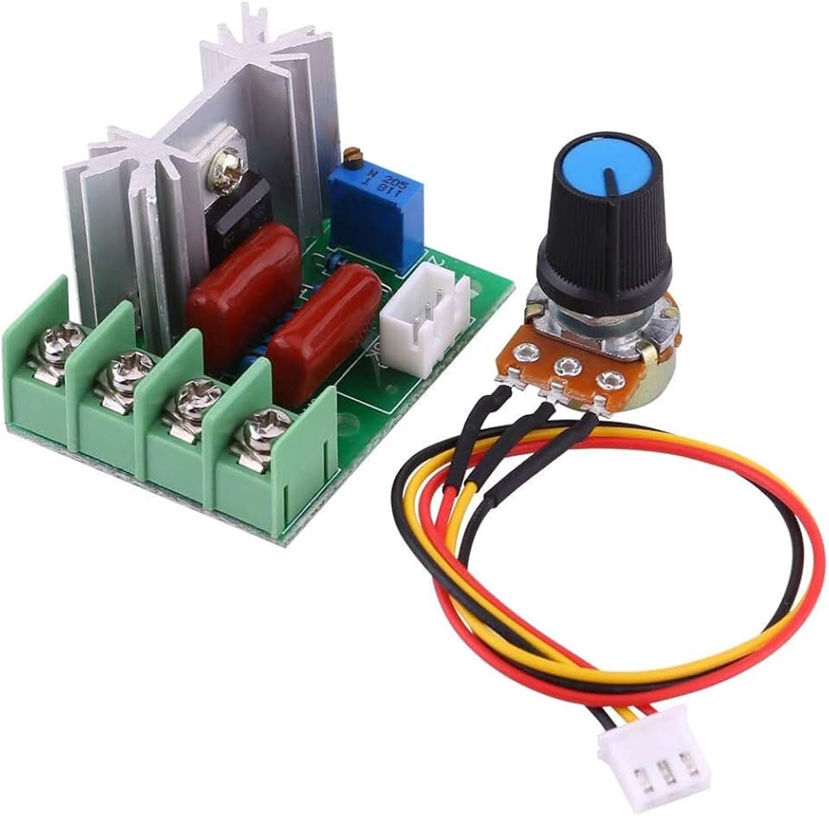 AC 50-220V 2000W SCR Elektrische Spanningsregelaar Temperatuur-/Motorsnelheidsregelaar Lichtdimmer