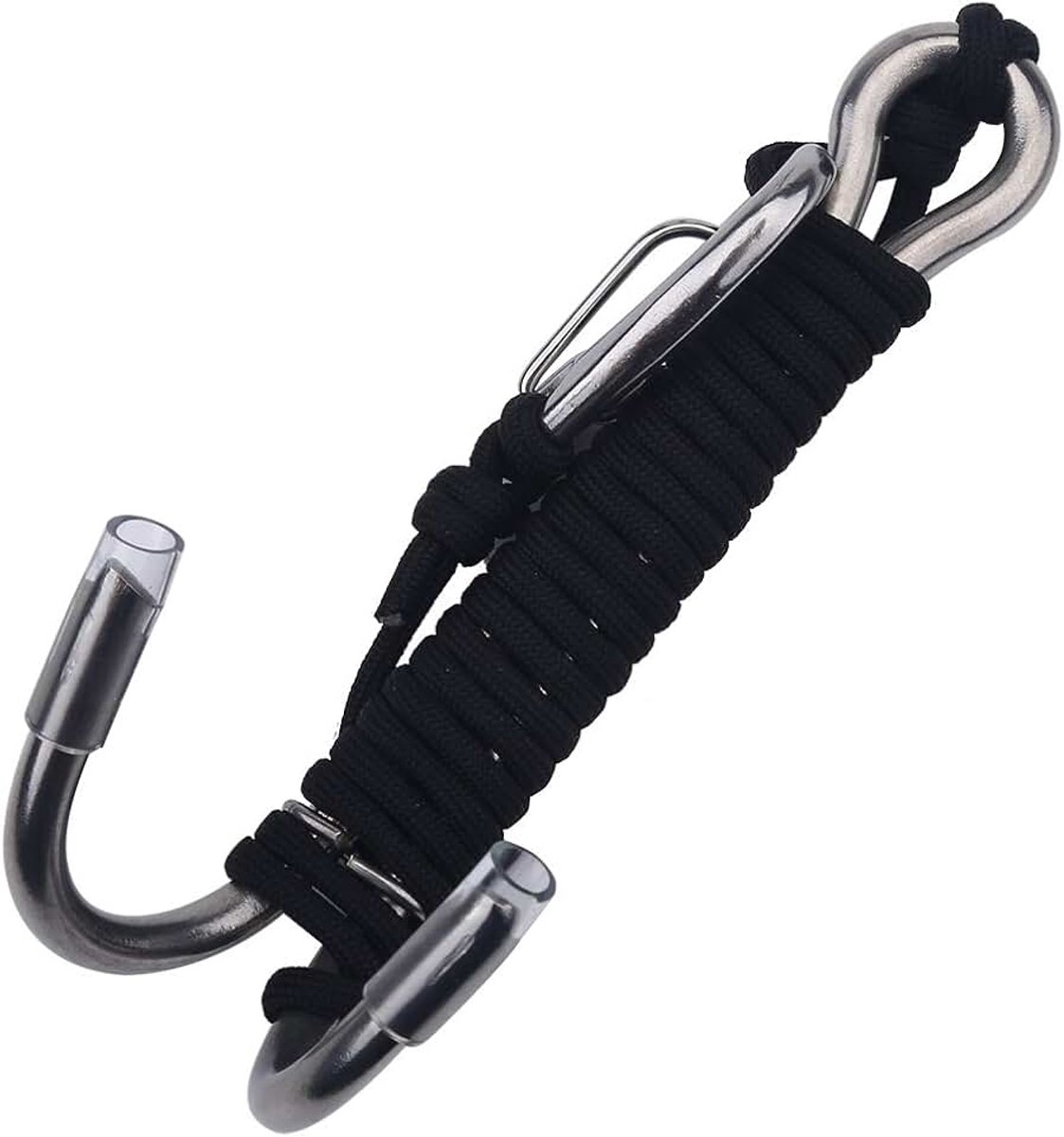 Onderwater Rif Dubbele Haak Met Intrekbaar Koord Reef Hook Bevestiging Spoel voor Duiker