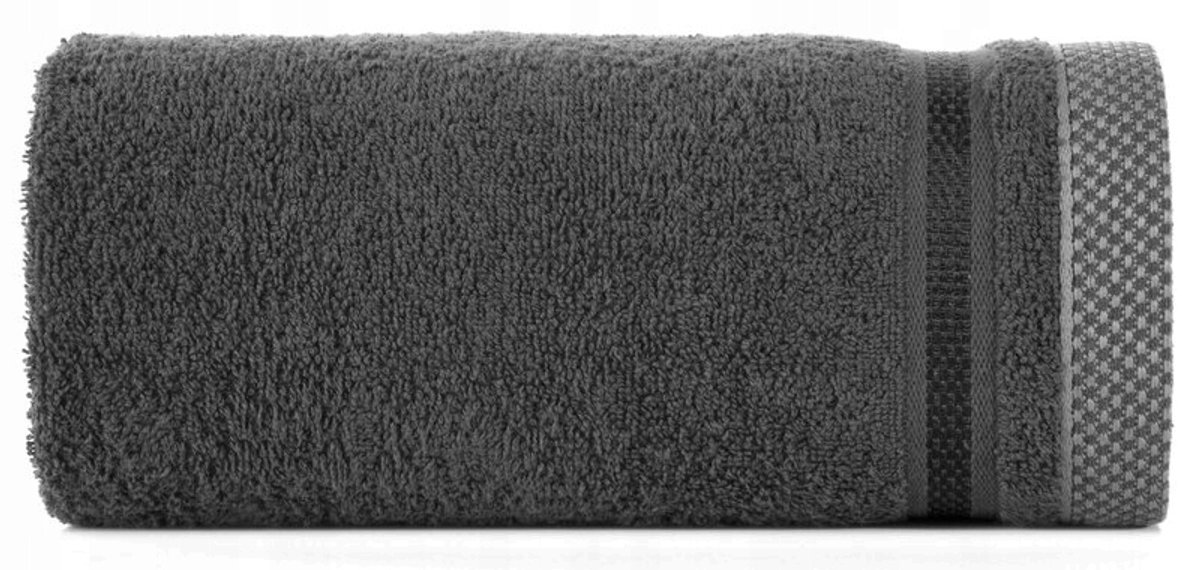 Abbie Handdoek 30x50cm Staalgrijs 500 g/m² Katoen Frotte