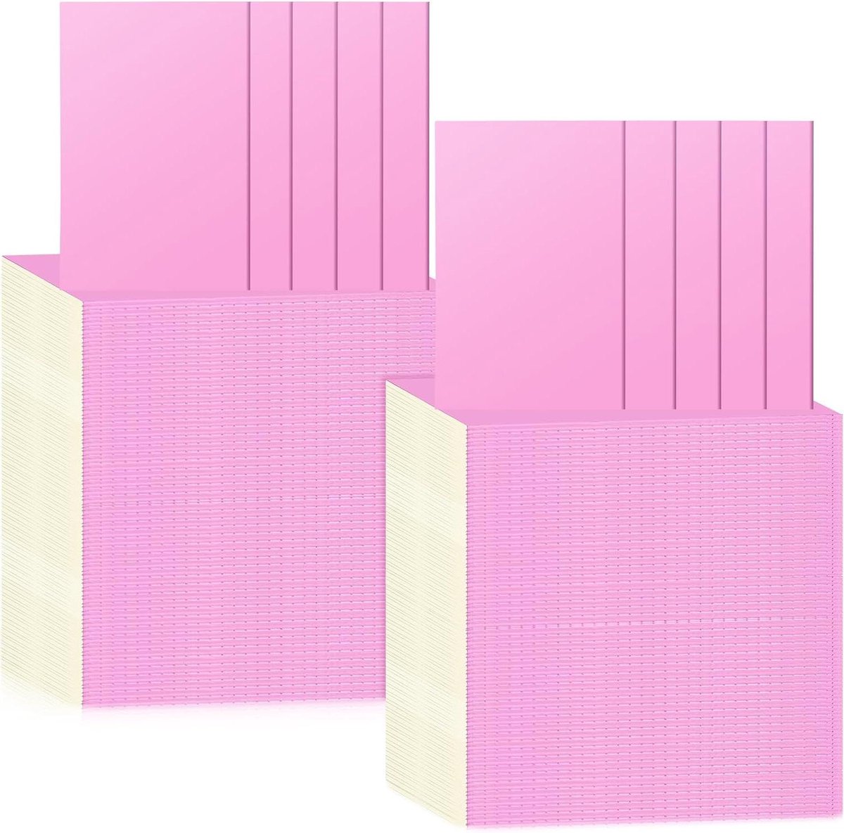 Notitieboeken - Dagboeken Journals - Notities Maken - Zachte Kraft Cover - 100 Stuks A5 - Roze