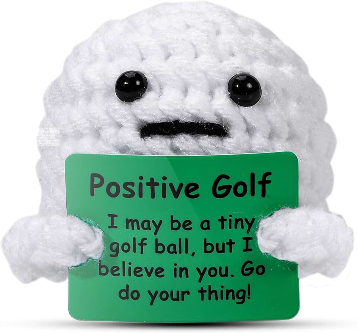Golfcadeaus: leuke positieve golfbal gehaakte gag-ideeën, emotionele ondersteuningsnuggets voor mannen, vrouwen en golfers