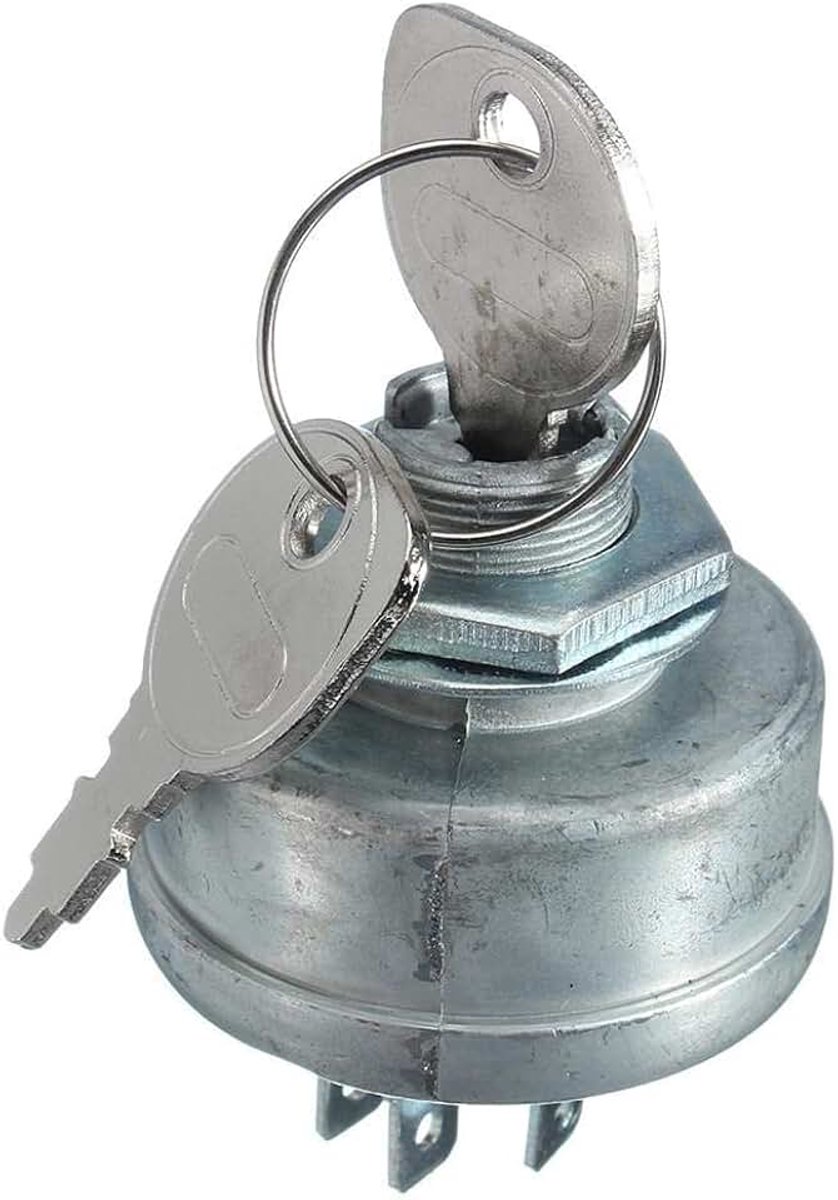 Start Contactschakelaar Maaier Startsleutel Grasmaaier Schakelaar 5 Spade Terminal Motor Start Schakelaar Vervangt 725-0267 725-0267A 925-0267 925-0267A