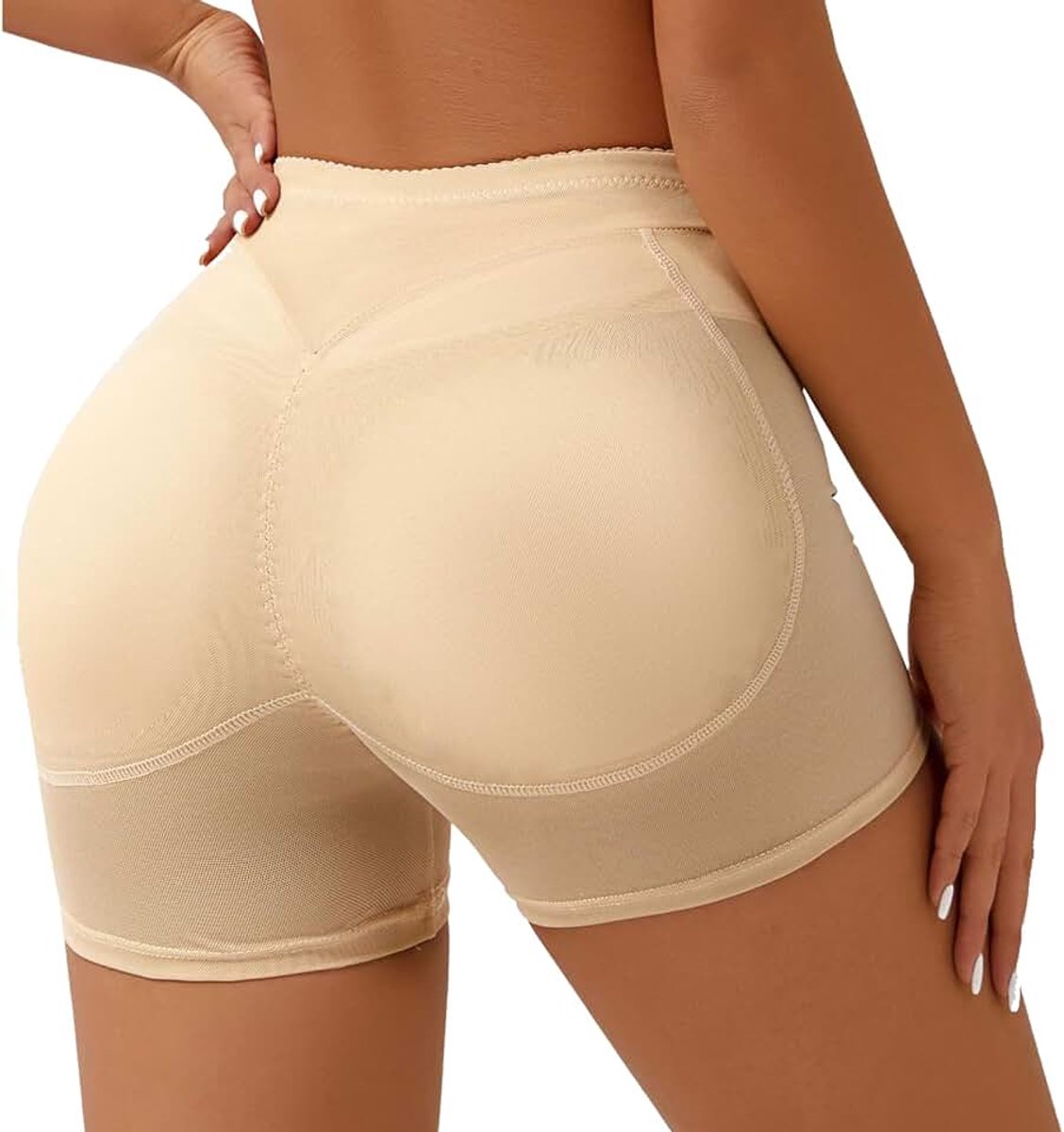 Slipje voor dames, vormgevend, push-up, shapewear, hip enhancer, gevoerd, onzichtbaar, figuurvormend, slipje