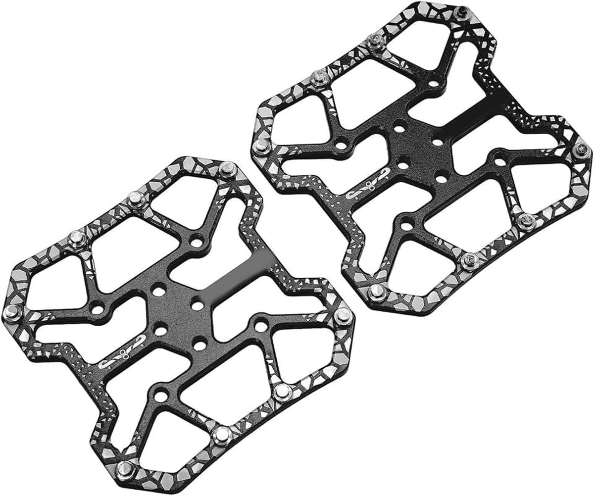 1 Paar Aluminium Breed Platformpedaal voor Mountainbike Zelfsluitende Klikpedaal Platformadapter voor SPD en KEO Racefietssysteem Mountainbikesysteem