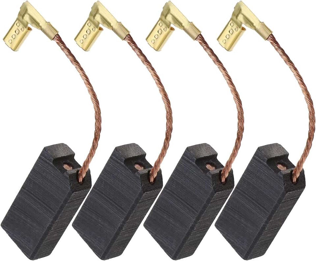 2 Paar roerwerk koolborstels met uitschakelautomatiek 6x10x20mm Compatibel met COLLOMIX COLLOMATIC RGE 110 120 125 130 140