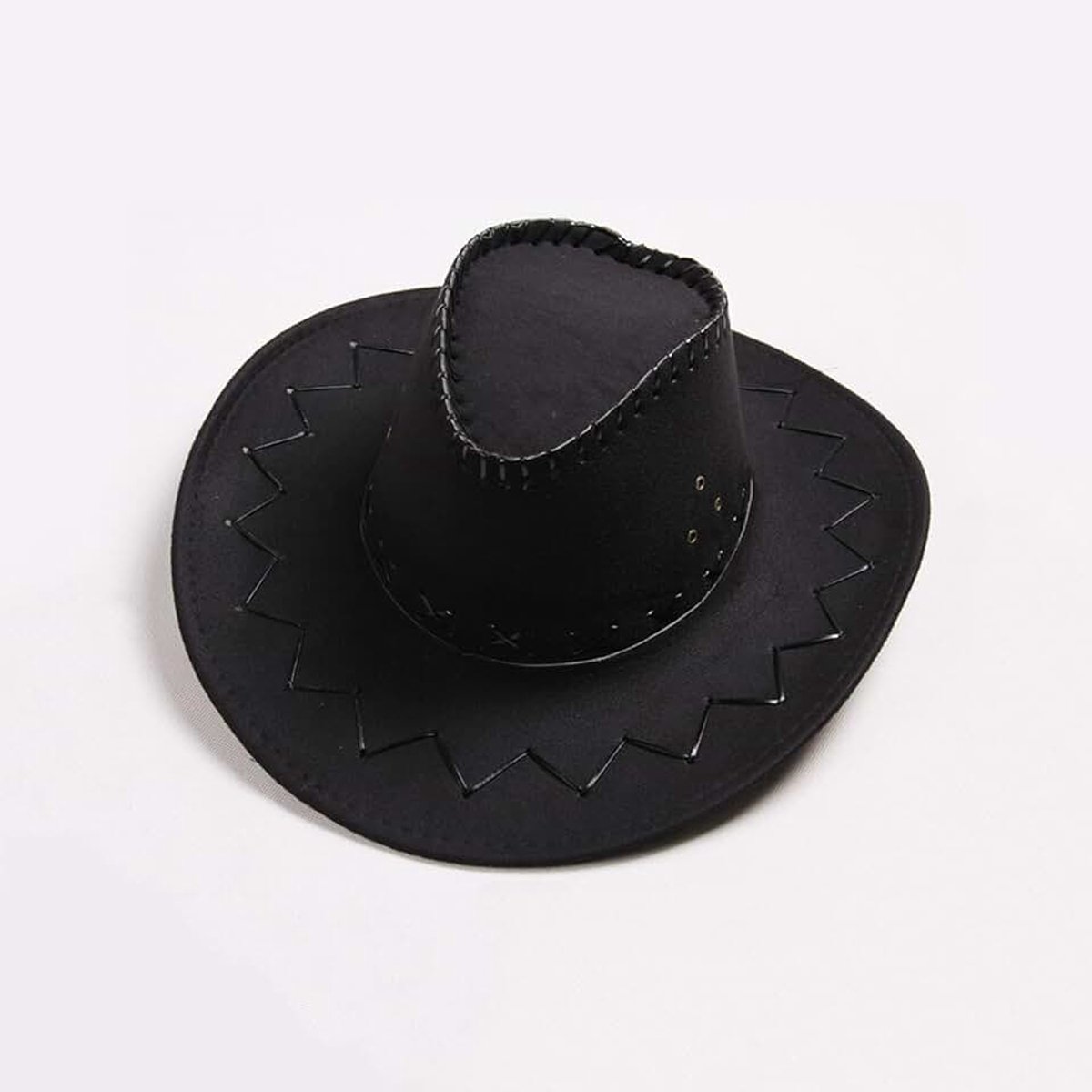 Cowboyhoed, cowboyhoed met brede rand, Texas cowboyhoed, cowgirl-Fedora, suède cowboyhoed, voor volwassenen, perfect voor carnaval