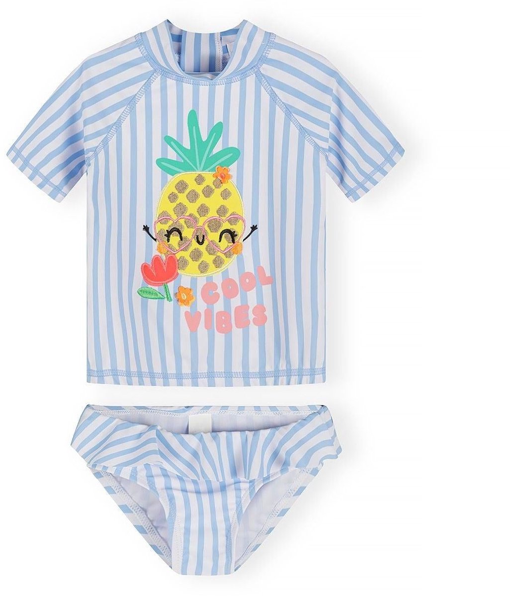 Minoti UV shirt kind UPF 50+ meisjes zwemshirt - ananasprint