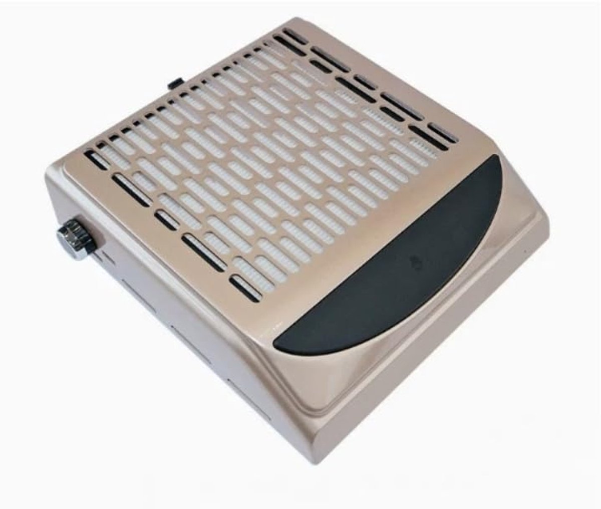 Stofafzuiging voor nagels, 100 W,5000 tpm, nagelstofzuiger, wit, professioneel huishouden en stofafzuiging, nagelstudio（goud）